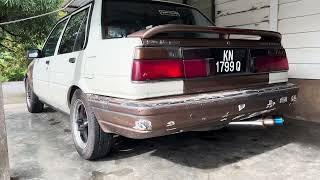 AE80 4Efte turbo on off valve exhaust sound [upl. by Kopple542]