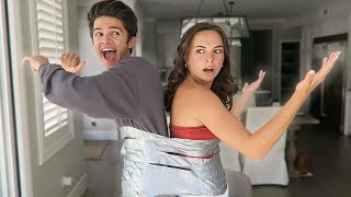 DUCT TAPED TO BRENT RIVERA FOR A DAY [upl. by Yelehsa523]