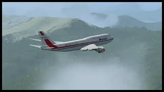 Boeing 7478i visit Wellington Intl NZWN  FSX [upl. by Idarb]