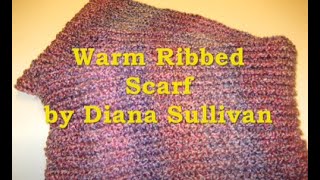 Warm Ribbed Scarfwmv [upl. by Airotkiv]