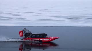 INCREDIBLE AIRBOAT ON ICE quotthis is the next generation of airboatsquot [upl. by Daniella404]