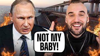 The Kerch Bridge JUST EXPLODED  Ukraine War Update [upl. by Krik]