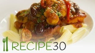 Chicken Cacciatore Recipe [upl. by Anitac]