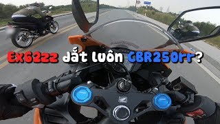 Exciter 62zz touring vs CBR250rr vs Raider 150 trái 62  Test speed amp Top speed 600m  MinC Motovlog [upl. by Bar705]