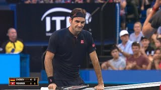 Alexander Zverev v Roger Federer highlights Final  Mastercard Hopman Cup 2019 [upl. by Ecirtram]