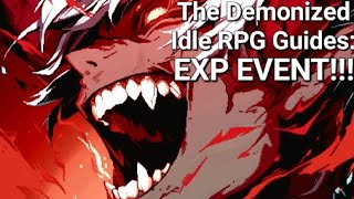 EXP Event  The Demonized Idle RPG Guide [upl. by Alisen]