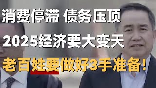 消费停滞，债务压顶，2025经济形势大变天，老百姓请做好3手准备！ [upl. by Norwood547]