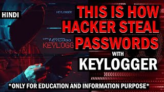 What is keylogger keystroke logger spyware explained in HINDI [upl. by Pillihp]