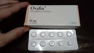 Ovafin 50mgClomiphene citrate tablet Uses amp Side Effects In Urdu  Ovafin tablet for Pregnancy [upl. by Doley]