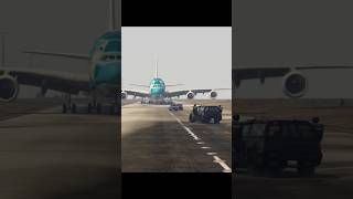 Terrible emergency landing of A380 when cops chasing thief car [upl. by Deyes213]