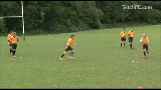 Basic Rugby Drills  The Switch [upl. by Subir]