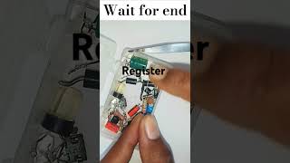 Led bulb ko register se connect kar ☑️ dont short circuit shorts viral electronic [upl. by Nahshun]