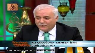 Nihat Hatipoglu Kız Çocuğuna Menesa ismi Verilebilirmi [upl. by Lotsirk982]