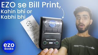 Best Mini Thermal Printer  EZO Portable Billing Machine [upl. by Hogle]