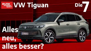 VW Tiguan Alles neu alles besser I auto motor und sport [upl. by Cuthburt]