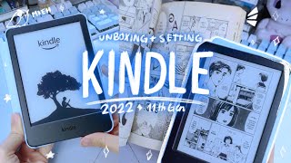 KINDLE 2022 UNBOXING  SET UP📚 11th Generation  Is the Kindle worth it 📚  Kaele [upl. by Menendez]