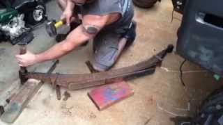 LEAF SPRING BUSHING REMOVAL  HOW TO [upl. by Amabel]