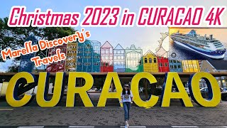 Beautiful CURACAO and its Christmas decorations 2023  Marella Discoverys Travels [upl. by Nialb]