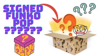 Unboxing a mystery ￼autographed funko pop from dark parlor originals ￼ [upl. by Forlini]