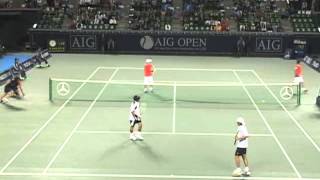 AIG OPEN 2007 １回戦 ベンヤミン・ベッカー 鈴木貴男 VS 錦織圭 添田豪 [upl. by Fridell107]