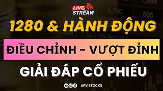 Livestream thị trường chứng khoán hôm nay  hành động vùng 1280  Điều chỉnh để vượt đỉnh [upl. by Aerdnaxela]