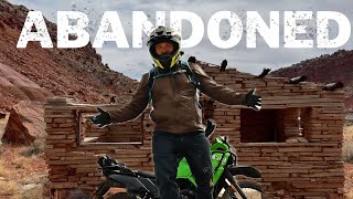 SOLO Motorcycle Ride to Utah Ghost Town  Paria Utah  Escalante  Hiking [upl. by Lou]