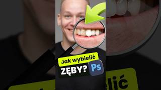 Najlepszy sposób na WYBIELANIE ZĘBÓW w Photoshopie 🦷 [upl. by Idette]