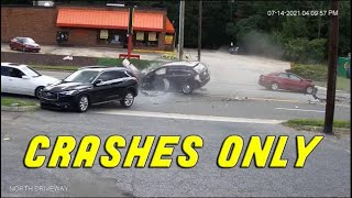 INSANE CAR CRASHES USA amp Canada  BEST OF Hit And Run Accident Road Rage Bad Driver Brake Check [upl. by Akela]