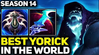 RANK 1 BEST YORICK IN SEASON 14  AMAZING GAMEPLAY  League of Legends [upl. by Etnoel]