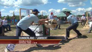 Lumberjack Championship St Stephen New Brunswick Part 1 [upl. by Krisha]