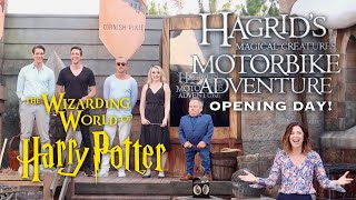 Hagrids Magical Creatures Motorbike Adventure  Grand Opening Ceremony Queue Walkthrough Review [upl. by Aeslehs]