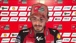 Pecco Bagnaia amp Álex Márquez talk About Crash in aragongp [upl. by Nosiddam]