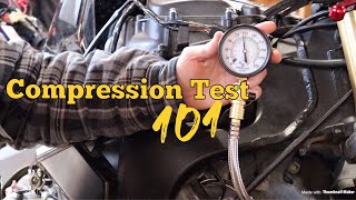 Motorcycle Compression Test Honda CBR600RR [upl. by Esimehc]