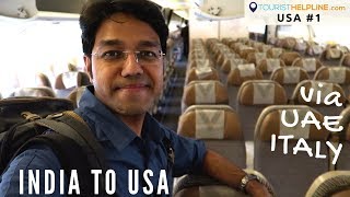 India to USA  My trip begins [upl. by Ragouzis]