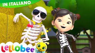 Balla la Danza dello scheletro  Cartoni animati  Canzoni per bambini in Italiano🎵  Lellobee🐝 [upl. by Odlamur250]