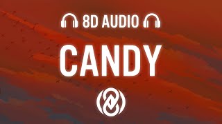 Doja Cat  Candy Lyrics  8D Audio 🎧 [upl. by Mccullough]