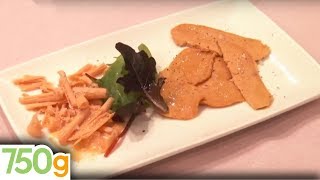 Carpaccio de foie gras  750g [upl. by Gnauq339]