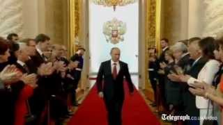 Vladimir Putin sworn in as Russian President at Kremlin ceremony [upl. by Christmas]