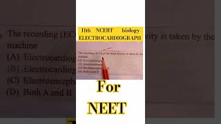 ELECTROCARDIOGRAPH  11th NCERT biology  HUMAN PHYSIOLOGY [upl. by Eicaj]