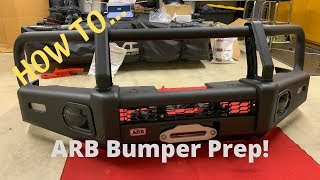 ARB bumper prep for 5th gen 4Runner [upl. by Notslah698]