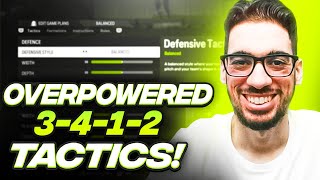 BEST META 3412 FORMATION amp CUSTOM TACTICS  FC 24 Ultimate Team [upl. by Markos]