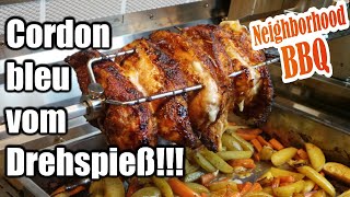 Cordon Bleu vom Drehspieß Mit Neighborhood BBQ [upl. by Nnyleuqaj]