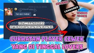 AKU MENYAMAR DAN BERTEMU CEWEK CURHAT SOAL PLAYER COWOK YANG MEMBUAT AKU SEDIH 😭  Mobile Legends [upl. by Lavella]