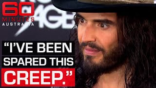 Russell Brand exposed Claims of another creepy encounter with the comedian  60 Minutes Australia [upl. by Annahsar]