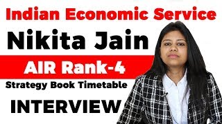 Indian Economic Service topper interview Strategy to prepare for IES by Nikita Jain AIR 4 [upl. by Giulietta]