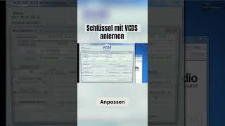 Schlüssel mit VCDS anlernen [upl. by Catima]