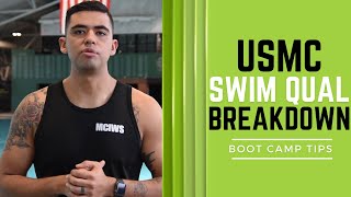 Marine Boot Camp Swimming  USMC 2022 [upl. by Sirromal]