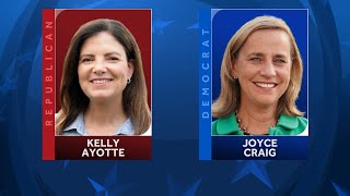 Ayotte Craig will faceoff in the race for NH governor according to AP projections [upl. by Hellman910]