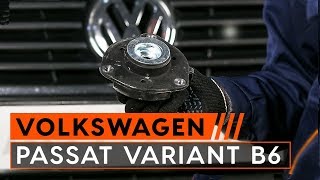 Så byter du fjäderbenslagring på VW PASSAT VARIANT B6 3C GUIDE AUTODOC [upl. by Sybilla481]