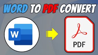 How to Convert MS Word to PDF in Windows 11 [upl. by Asusej]